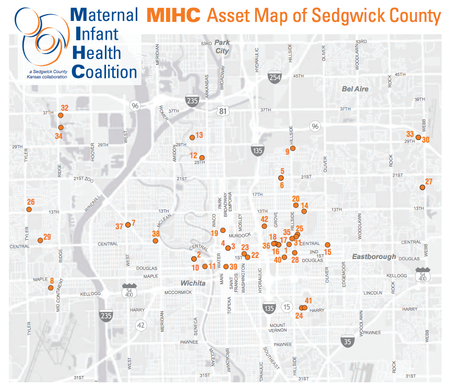 Maternal Infant Health Coalition Asset Map of Sedgwick County